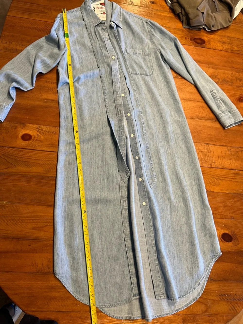Faherty Tried and True Chambray Midi Shirtdress - Picture 7 of 7